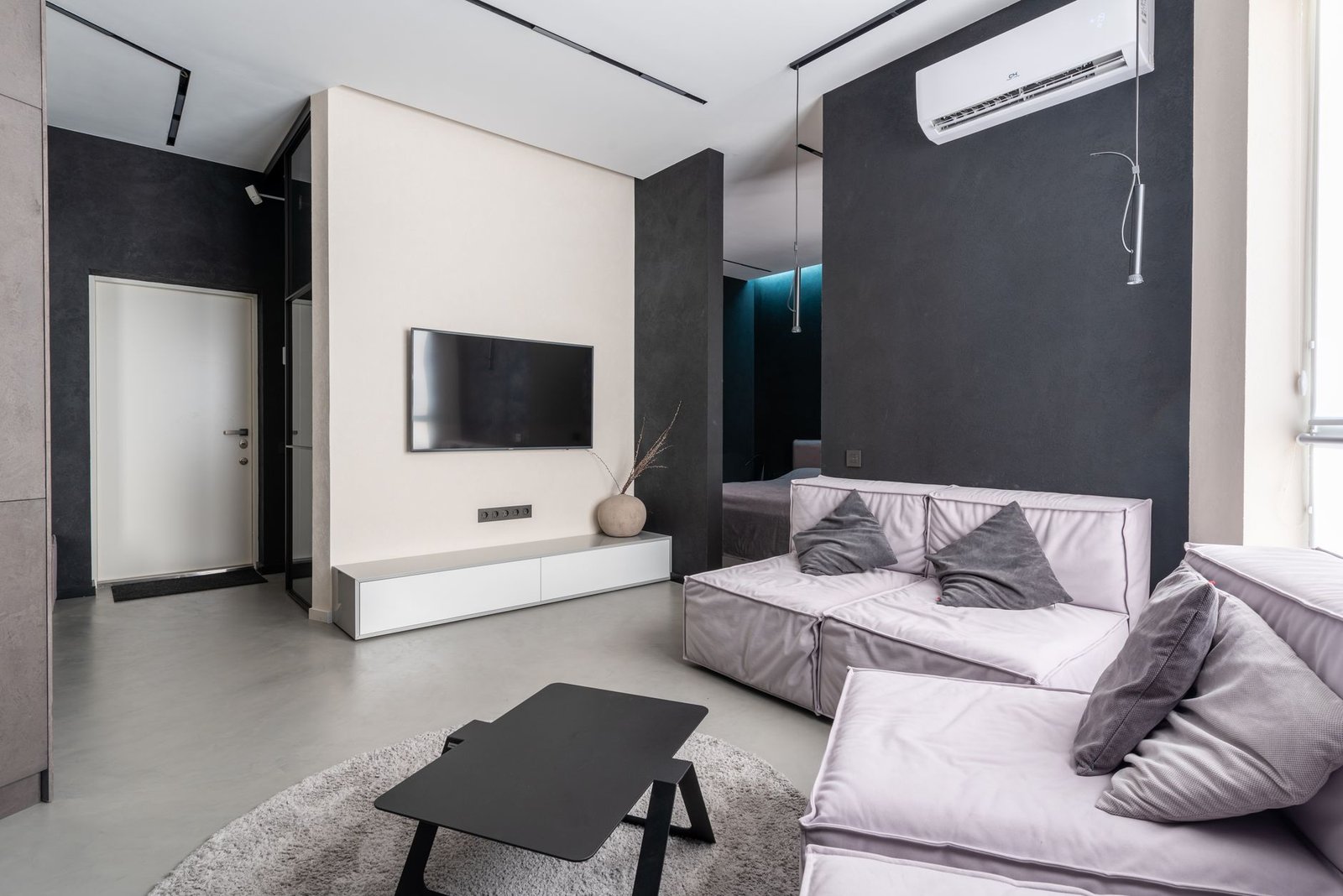 Bright, open living space in a contemporary home